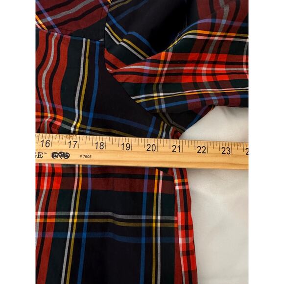 🎄✨ J. Crew Embellished Tartan Plaid Statement Top Sz 14 Holiday Christmas✨🎄 - Picture 11 of 13